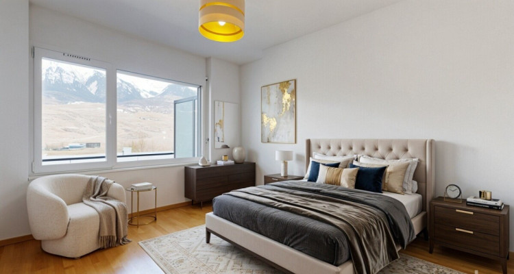 3,5 pièces de standing avec garage box à Bramois image 5