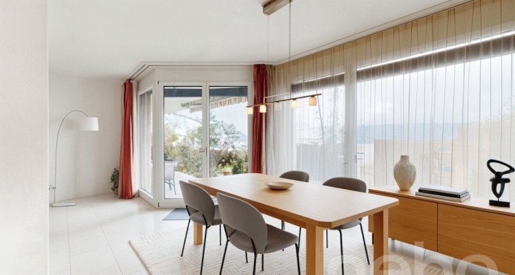 Magnifique rez-de-jardin avec piscine chauffée et vue lac?Alpes image 5