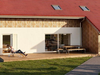 TREYTORRENS - DEUX MAGNIFIQUES DUPLEX DANS VILLA NEUVE AVEC BATIMENT ECURIE image 6