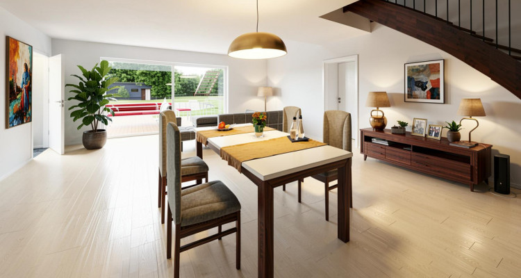 TREYTORRENS - DEUX MAGNIFIQUES DUPLEX DANS VILLA NEUVE AVEC BATIMENT ECURIE image 2