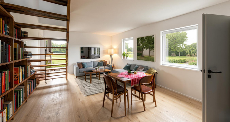 TREYTORRENS - DEUX MAGNIFIQUES DUPLEX DANS VILLA NEUVE AVEC BATIMENT ECURIE image 7