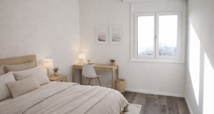 Attique 4.5 pièces avec vue imprenable sur le lac image 4