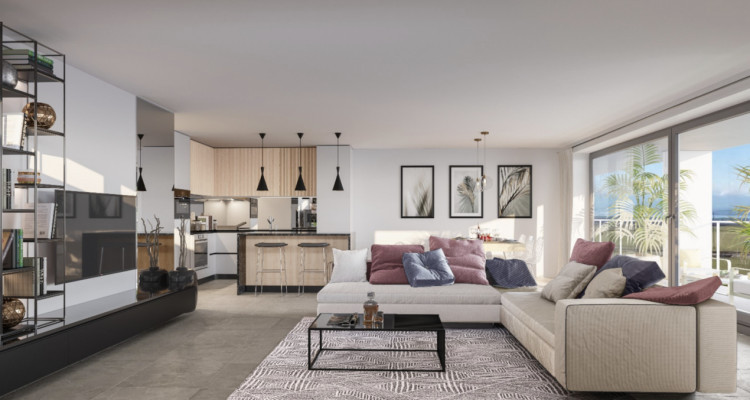 Un attique de rêve de 3,5 pièces avec montagnes pour horizon image 3