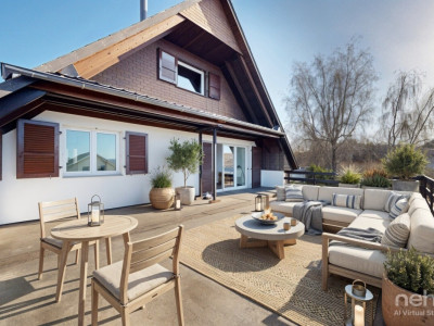 Villa lumineuse rénovée avec rooftop et vue dégagée à Ponthaux image 11