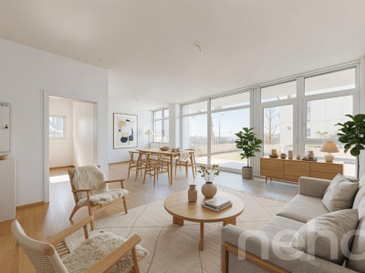 Élégant 2.5 pièces rénové avec belle hauteur sous plafond image 1