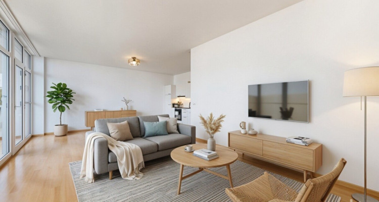 Élégant 2.5 pièces rénové avec belle hauteur sous plafond image 3