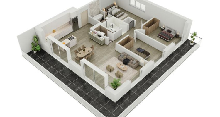 Plus que 2 lots disponibles! Magnifiques appartement de 4,5 pièces avec jardin image 4