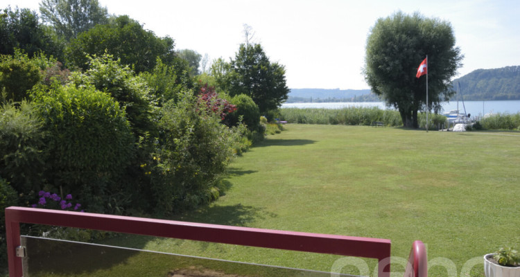 Duplex-Gartenwohnung direkt am See mit eigenem Bootsplatz image 1