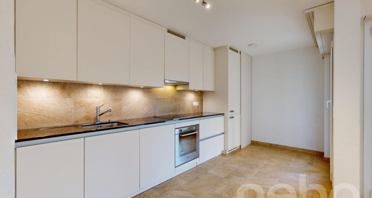 Appartement rénové de 3,5 pièces avec grande terrasse privée image 3