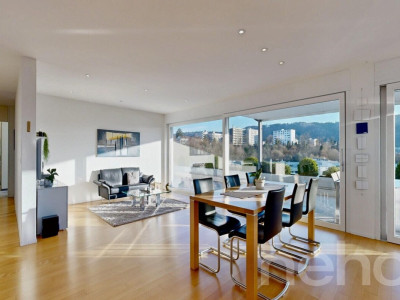 Moderne 4.5 Zimmer Terrassenwohnung mit traumhafter Aussicht image 1