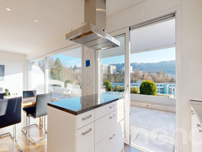 Moderne 4.5 Zimmer Terrassenwohnung mit traumhafter Aussicht image 4