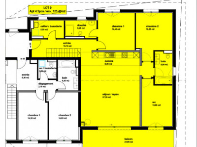 Appartement neuf 4,5p. de 186m2 sur 2 niveaux - Résidence VESTA à Saint-Cergue image 7