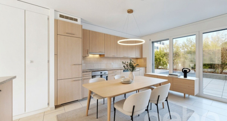 Appartement traversant avec grande terrasse image 4