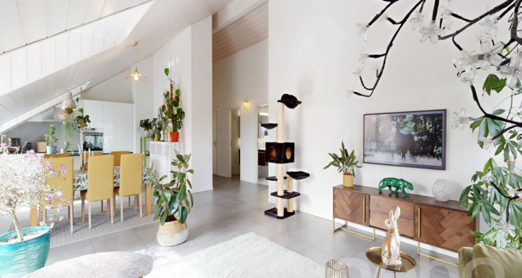 4.5 lumineux en dernier étage à Boulens image 1