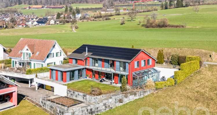 Exklusives Einfamilienhaus mit Weitsicht in idyllischer Lage image 1