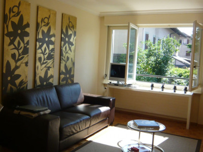 COLLONGE-BELLERIVE — APPARTEMENT DE CARACTÈRE 4 PIÈCES — CHEMINÉE — PARKING image 2