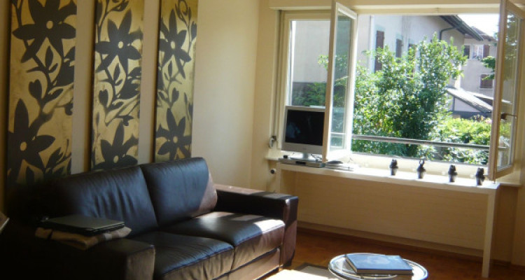 COLLONGE-BELLERIVE — APPARTEMENT DE CARACTÈRE 4 PIÈCES — CHEMINÉE — PARKING image 2