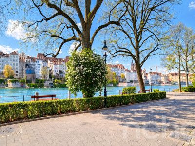 Exklusives Wohnen am Rhein mit Blick auf das Basler Münster image 1