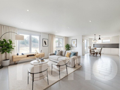 Attique lumineux plein sud, cadre paisible entre ville et campagne image 1