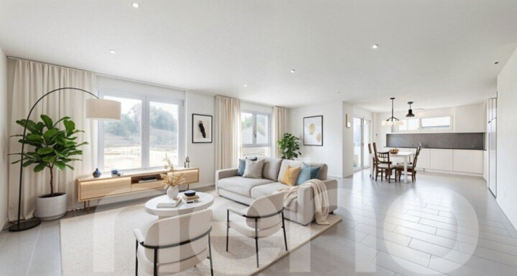 Attique lumineux plein sud, cadre paisible entre ville et campagne image 1