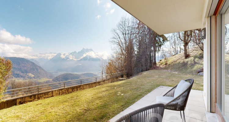 Lumineux 2.5 pièces avec terrasse face aux Dents du Midi ? Leysin image 1
