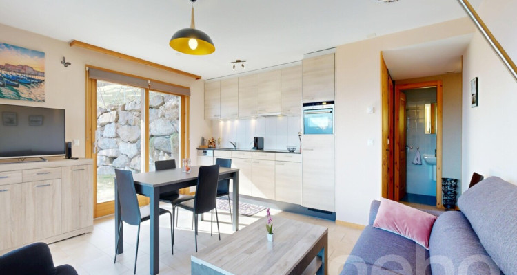 Lumineux 2.5 pièces avec terrasse face aux Dents du Midi ? Leysin image 4