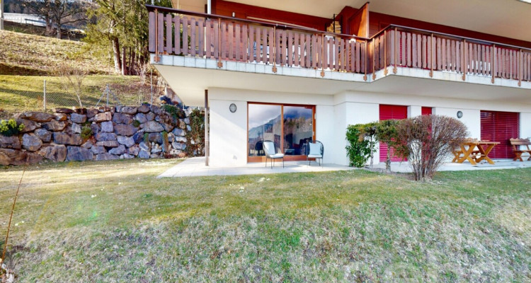 Lumineux 2.5 pièces avec terrasse face aux Dents du Midi ? Leysin image 8