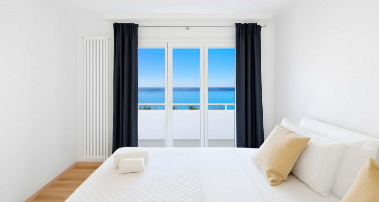 Vue panoramique sur le lac à 180 degré. image 1