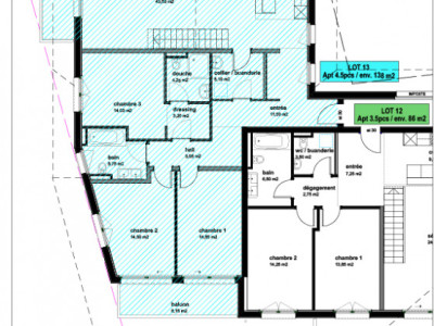 Appartement neuf 4,5p. de 240m2 sur deux niveau - Résidence VESTA à Saint-Cergue image 5
