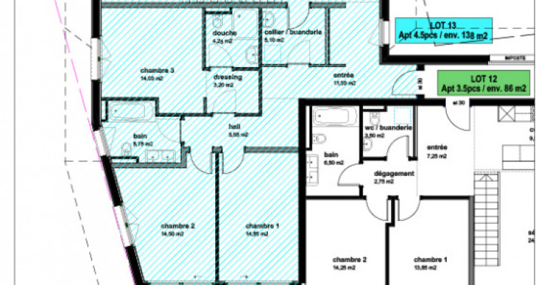 Appartement neuf 4,5p. de 240m2 sur deux niveau - Résidence VESTA à Saint-Cergue image 5
