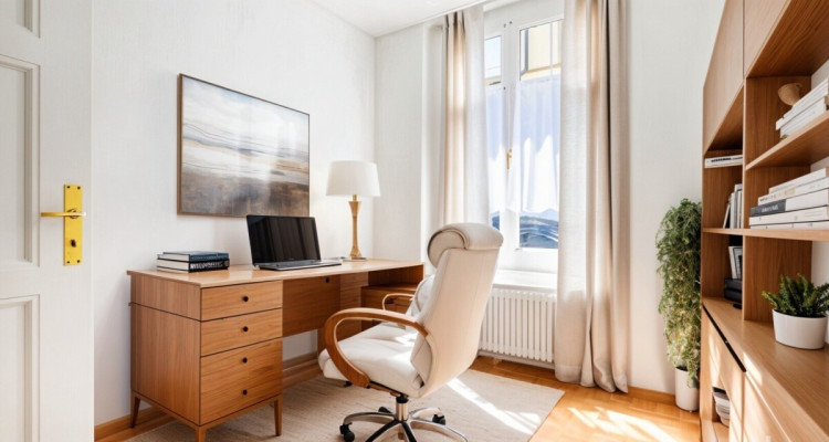 Prestige et rareté à Lausanne ? appartement de caractère avec jardin image 5