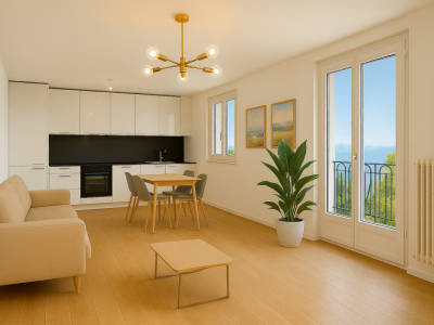 Lumineux appartement avec vue panoramique sur le lac & les Alpes image 4