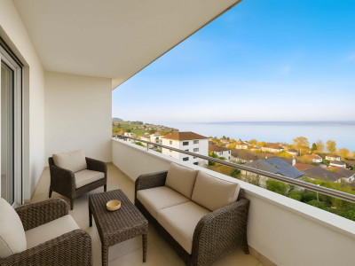 Vue panoramique sur le lac à 180 degré à 10 minutes dYverdon image 2