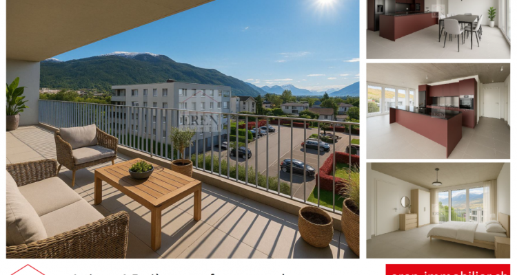 Superbe attique 4 pièces avec façades vitrées et grand balcon-terrasse panoramique de 45 m2 image 1