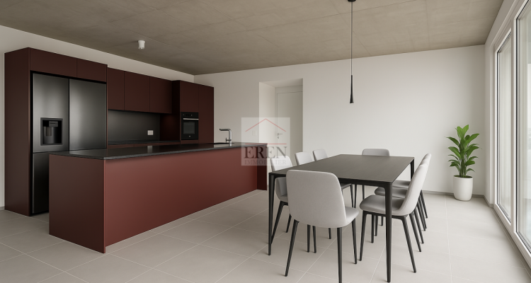 Superbe attique 4 pièces avec façades vitrées et grand balcon-terrasse panoramique de 45 m2 image 3