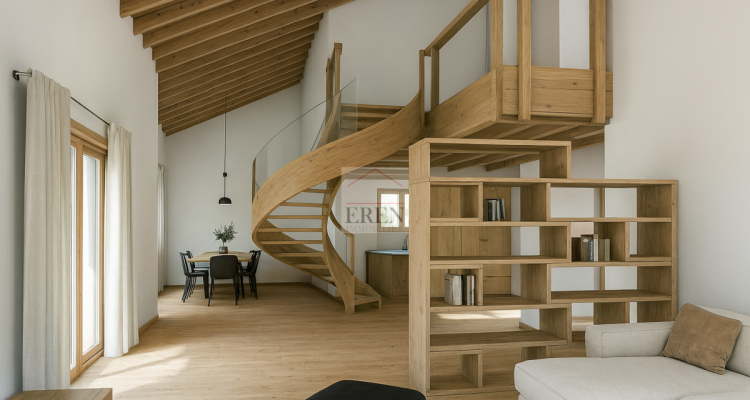 Magnifique appartement en duplex en attique 5 pièces neuf avec terrasse sud-ouest au centre de Crans-Montana image 2