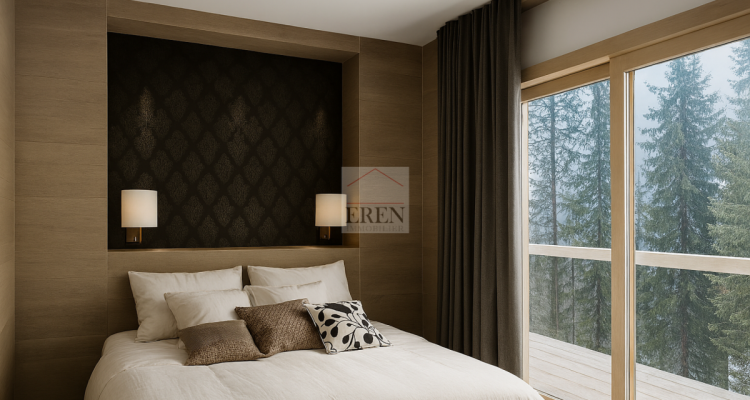 Magnifique appartement en duplex en attique 5 pièces neuf avec terrasse sud-ouest au centre de Crans-Montana image 5