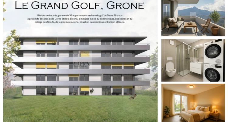 Appartement 3,5 pièces avec grand terrasse sud-est au 2ème étage à Grône image 9