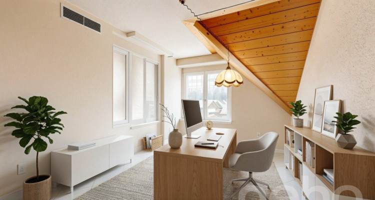 Charmante Dachwohnung mit Galerie und Weitsicht ins Grüne image 5