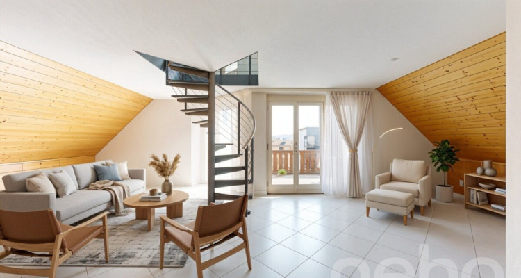 Charmante Dachwohnung mit Galerie und Weitsicht ins Grüne image 12