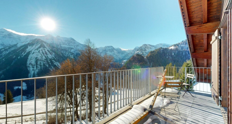 Charmante möblierte Dachwohnung mit Alpenpanorama ? Braunwald image 2