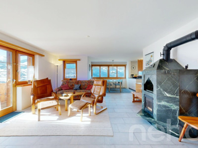 3.5-Zimmerwohnung mit Panoramasicht & Cheminée in Brigels image 1