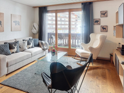 EXCLUSIVITE  Magnifique 3.5 P rénové , centre village, Ski-in Ski-out  image 1