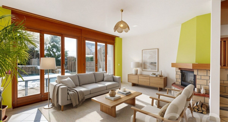 Maison mitoyenne dans un quartier familial avec jardin image 2