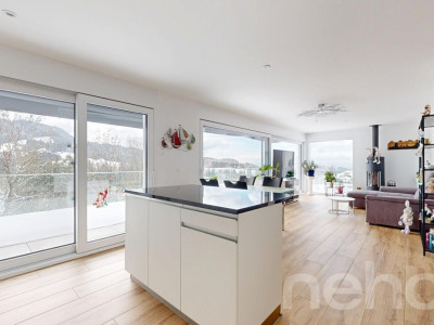 Wohnen mit Aussicht stilvolle Terrassenwohnung in Plasselb image 12