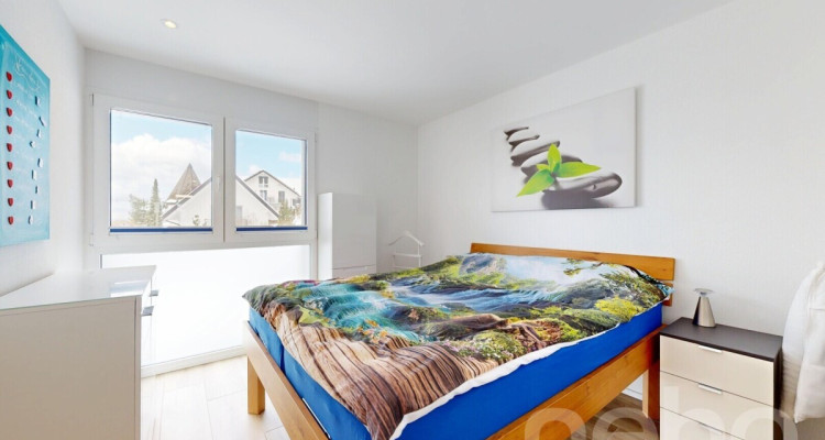 Wohnen mit Aussicht stilvolle Terrassenwohnung in Plasselb image 8