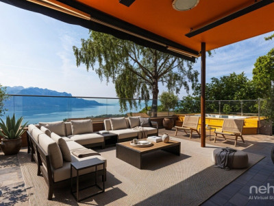 Villa d?Exception à Chernex, Montreux : Vue Panoramique du lac Léman image 2