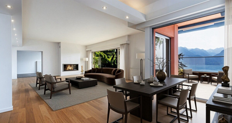 Villa d?Exception à Chernex, Montreux : Vue Panoramique du lac Léman image 3