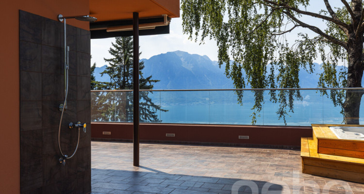 Villa d?Exception à Chernex, Montreux : Vue Panoramique du lac Léman image 10