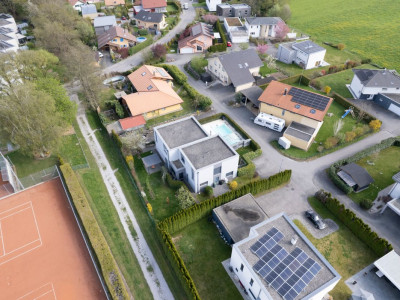 Villa jumelée indépendante avec piscine à Romont image 11